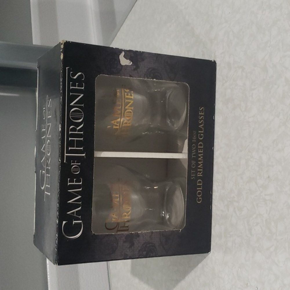 Game of Thrones‎ Gold Rimmed Glasses